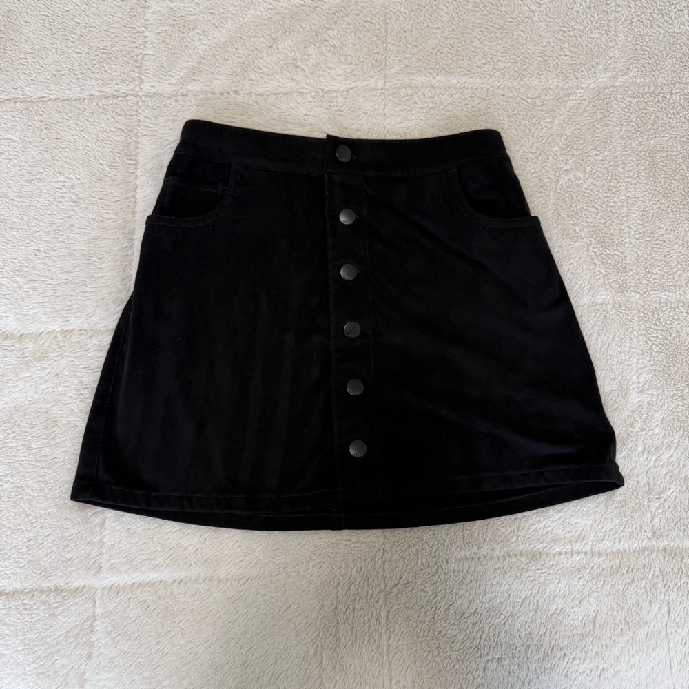 Express Faux Suede Mini Skirt